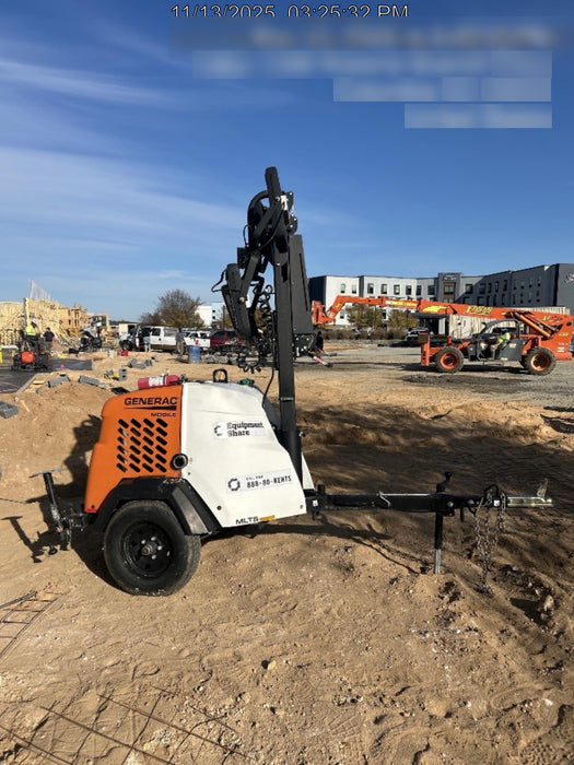 2023 Generac MLT2 Diesel, Flex Switch 120V Input, Powerzone Controller, (4) 320W LED Lights, 4kW Generator, 39.9 Gal Fuel Tank, 2" Ball, T3