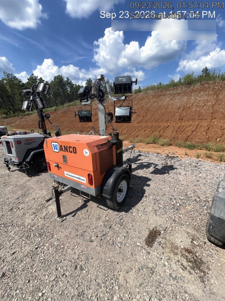 2024 Wanco WLTT-4MM4K Diesel, Deep Sea Controller, Shore Power Plug, Auto Start, (4) 350W LED Floodlights, 4kW Generator, 60 Gal Fuel Tank, 2" Ball, T3