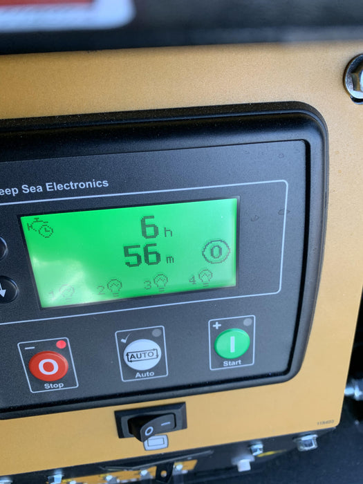 Allmand NLV3GR (4) LED Light Fixture 350W, 23' Vertical Mast, 3kW Prime, Towable, Deep Sea L401, Leveling Jacks, Yanmar T4F 5.8hp