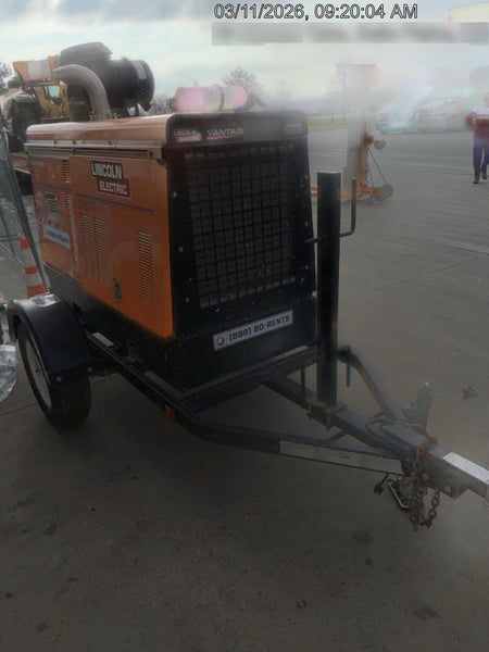 2022 Lincoln Electric Vantage 549X Crosslink Technology, Trailer Mounted, ES Decals, T3
