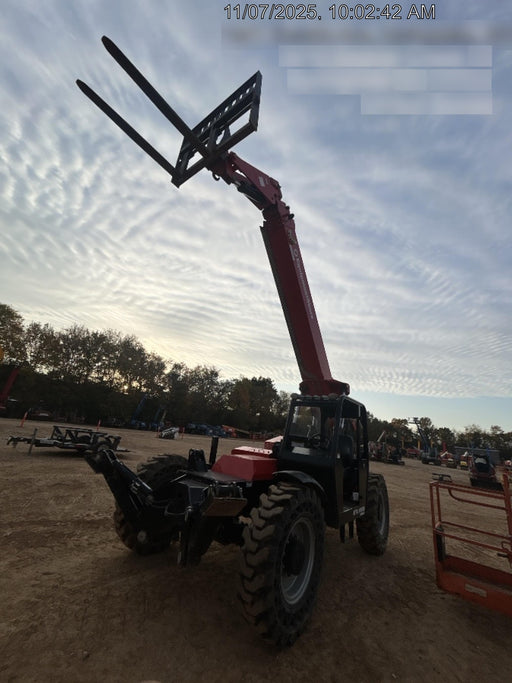 2019 Manitou MTA10055 Canopy, 120 HP, Solid Tires, Work Lights, Lift Hook, Auxiliary Hydraulics 66" Carriage and 60" Forks