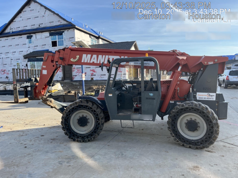 2018 Manitou MTA10055 Manitou MTA 10055 w/Open ROPS, Work Lights/Strobe, Aux Hyd, Solid Tires, Lift Hook, 66" Carriage, 60" Forks