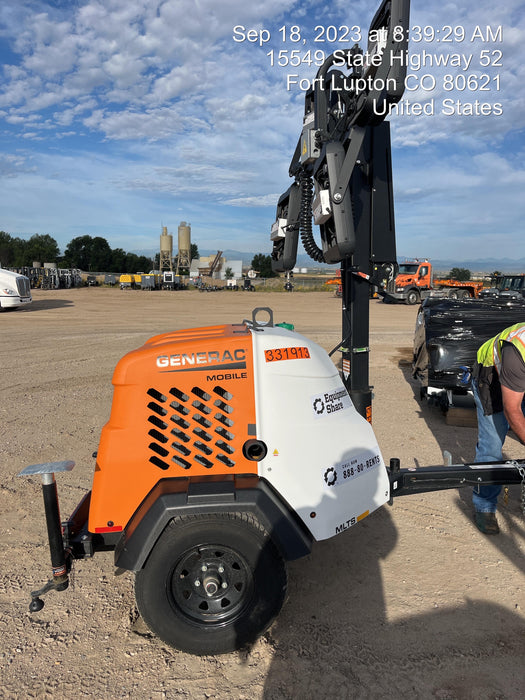2023 Generac MLT2 Diesel, Flex Switch 120V Input, Powerzone Controller, (4) 320W LED Lights, 4kW Generator, 39.9 Gal Fuel Tank, 2" Ball, T3