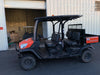 2022 Kubota RTV-X1140W-H Plastic Canopy, Windshield Acrylic Clear, LED Strobe Light, Wire Harness Kit, Back up Alarm