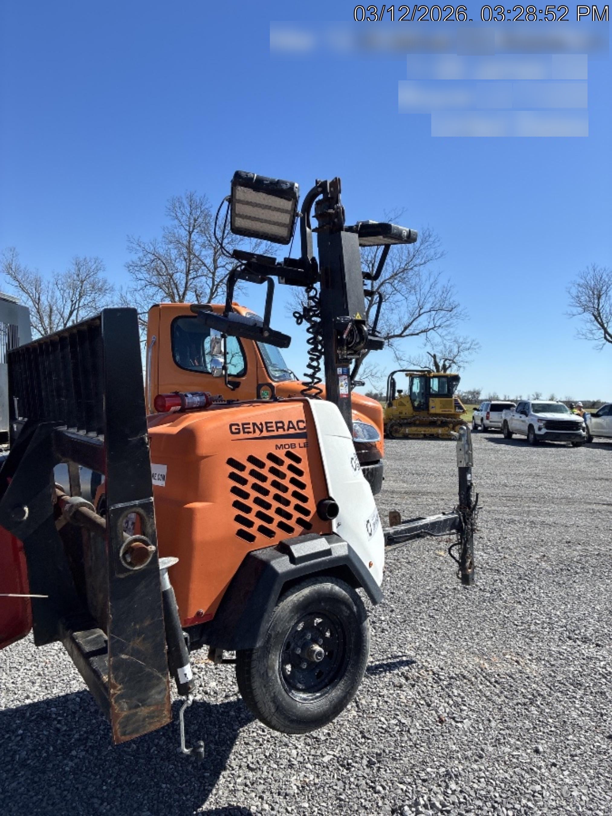 2024 Generac MLT2 Diesel, Flex Switch 120V Input, Powerzone Controller, 
(4) 320W LED Lights, 4kW Generator, 39.9 Gal Fuel Tank, 2" Ball, T3