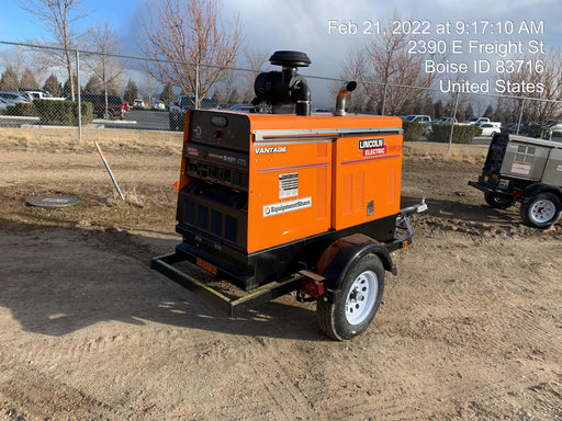 2021 Lincoln Electric Vantage 549X Ready Pak 3, ORANGE (includes trailer, cable rack, fender light kit)