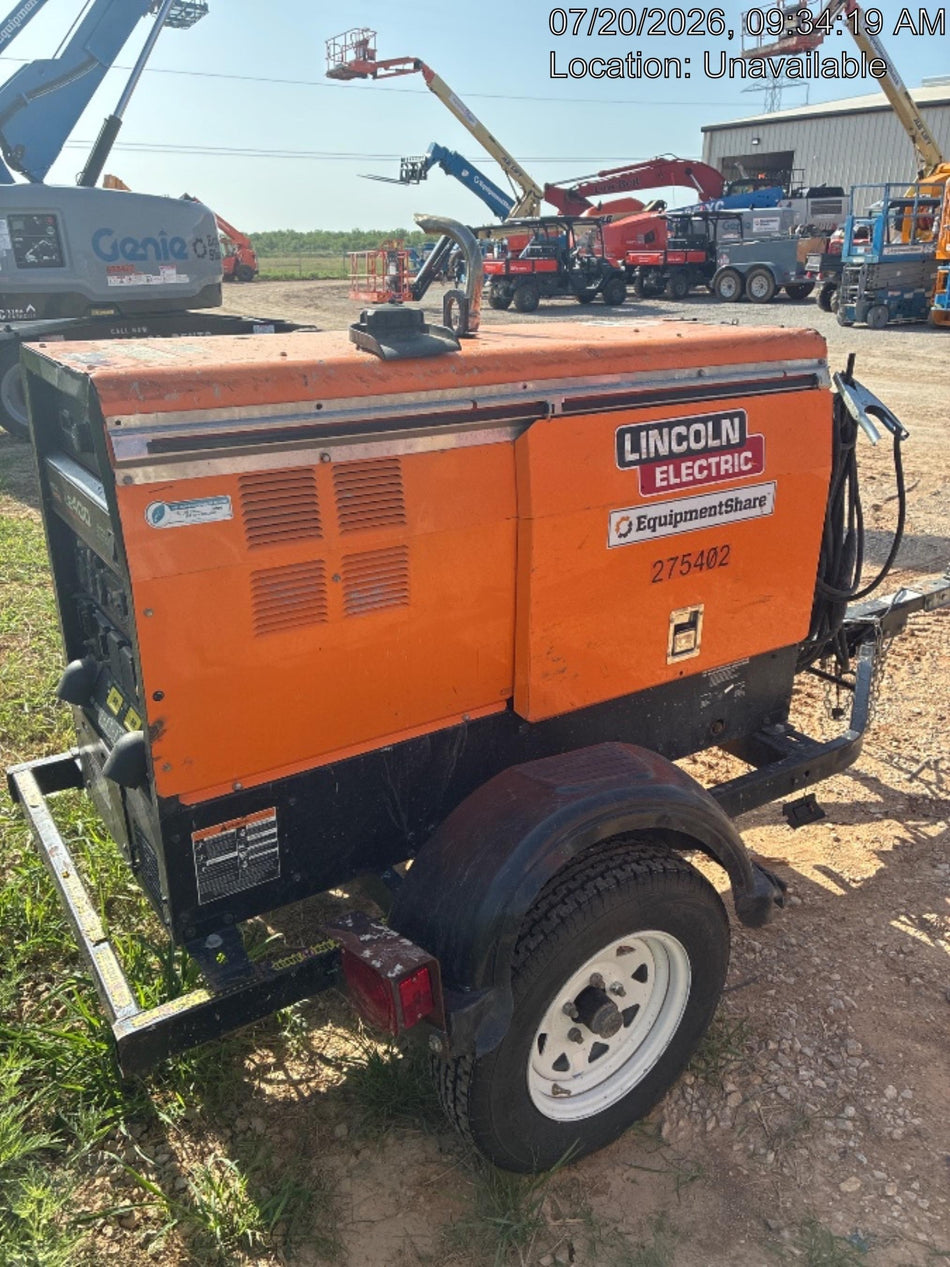 2022 Lincoln Electric LE400 Kubota V1505, Trlr, Cable Rack, Light Kit, ES Decals, T3