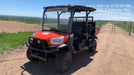2021 Kubota RTV-X1140W-H Plastic Canopy, Windshield Acrylic Clear, LED Strobe Light, Wire Harness Kit, Back up Alarm