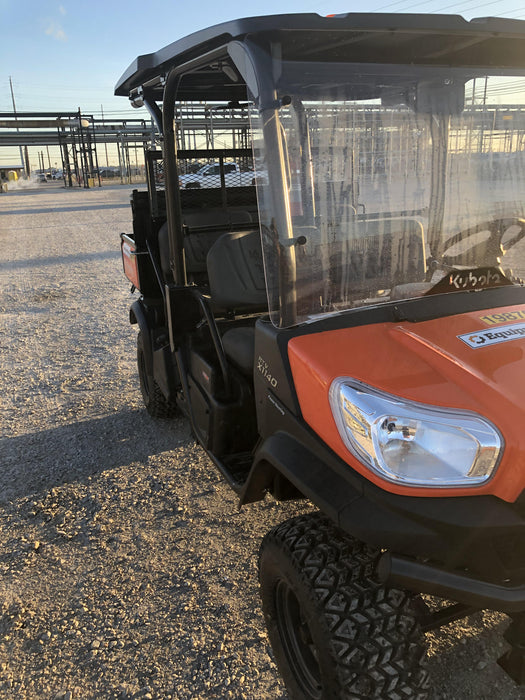 2021 Kubota RTV-X1140W-H Plastic Canopy, Windshield Acrylic Clear, LED Strobe Light, Wire Harness Kit, Back up Alarm