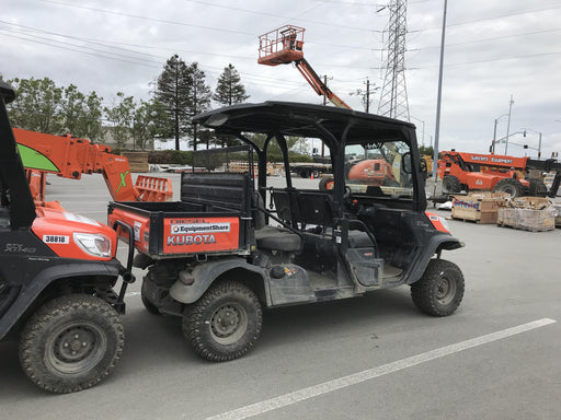 2019 Kubota RTV-X1140W-H 4wd Utility Cart, LED Strobe, Windshield Tempered Glass, Plastic Canopy, Wire Harness Kit, Backup Alarm