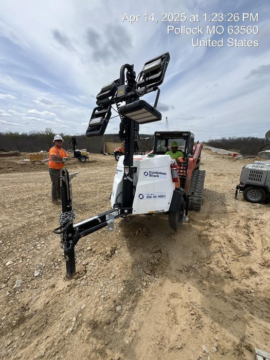 2024 Generac MLT2 Diesel, Flex Switch 120V Input, Powerzone Controller, 
(4) 320W LED Lights, 4kW Generator, 39.9 Gal Fuel Tank, 2" Ball, T3