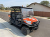 2022 Kubota RTV-X1140R-H Plastic Canopy, Windshield Acrylic Clear, LED Strobe Light, Wire Harness Kit, Back up Alarm