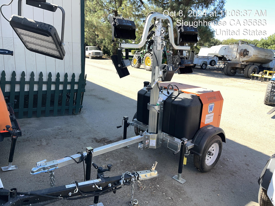 2024 Wanco WLTT-4MM4K Diesel, Deep Sea Controller, Shore Power Plug, Auto Start, (4) 350W LED Floodlights, 4kW Generator, 60 Gal Fuel Tank, 2" Ball, T3