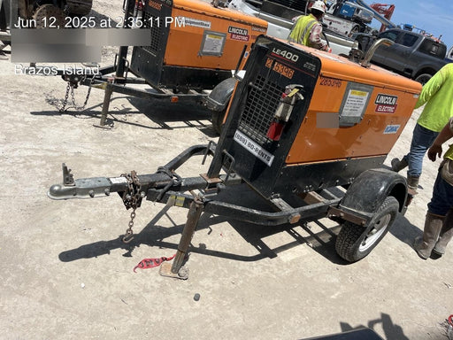 2022 Lincoln Electric LE400 Kubota V1505, Trlr, Cable Rack, Light Kit, ES Decals, T3