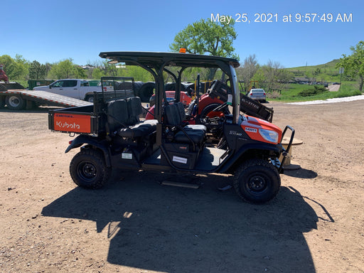 2021 Kubota RTV-X1140W-H Plastic Canopy, Windshield Acrylic Clear, LED Strobe Light, Wire Harness Kit, Back up Alarm