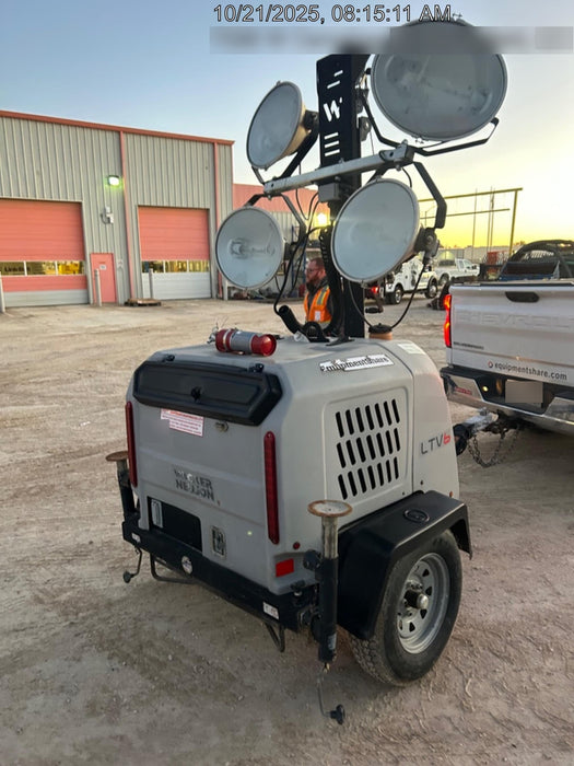 2018 Wacker Neuson LTV6L-MH Wacker Neuson LTV6L Mobile Light Tower w/Fuel Level Sensor Installed