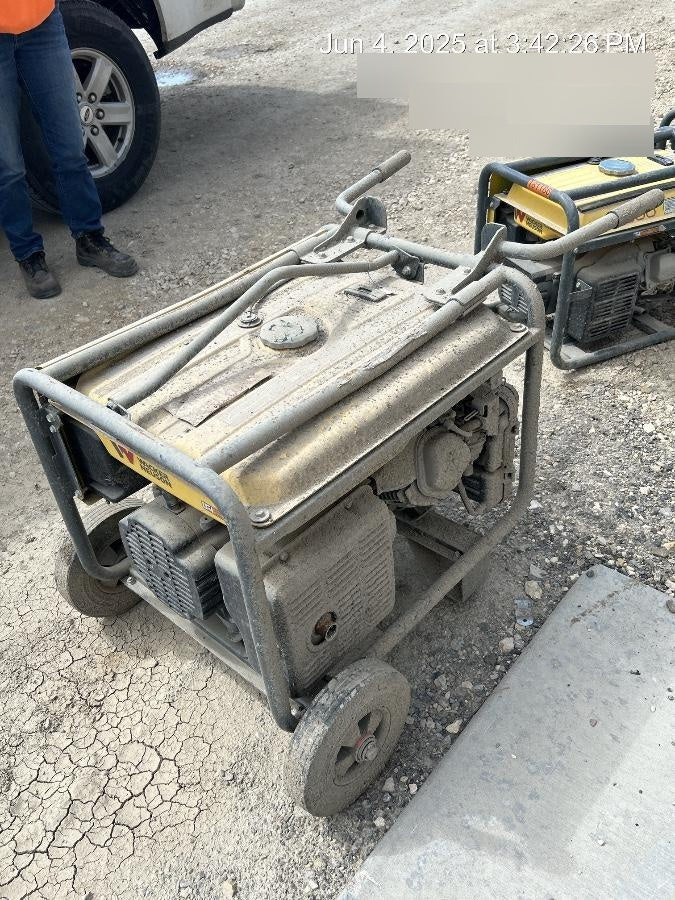 2021 Wacker Neuson GP6600A Standard 6.6kW Generator, Includes Wheel Kit. P/N: 5100042220