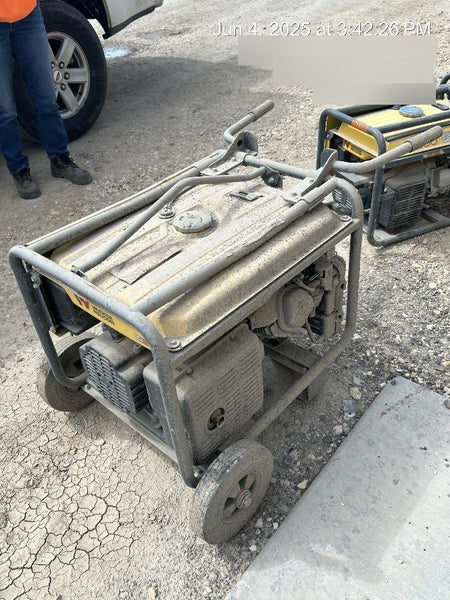 2021 Wacker Neuson GP6600A Standard 6.6kW Generator, Includes Wheel Kit. P/N: 5100042220