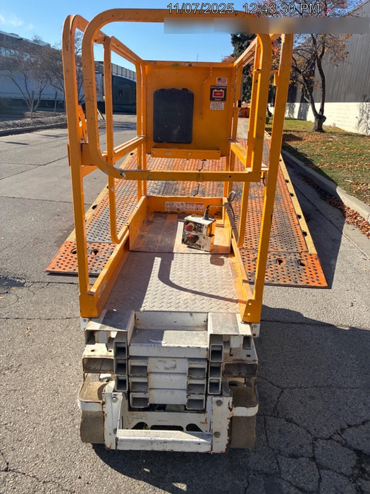 Custom Equipment HB-1430 Hy-Brid Scissor Lift
Platform capacity up to 670 lbs
Working height up to 20 ft
Weighs under 1,700 lbs
Non-marking wheels