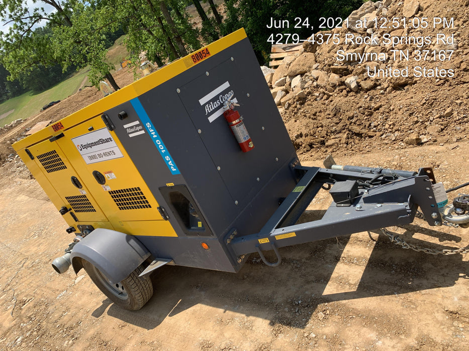 2020 ATLAS COPCO PAS 100 HF CS Enclosed
