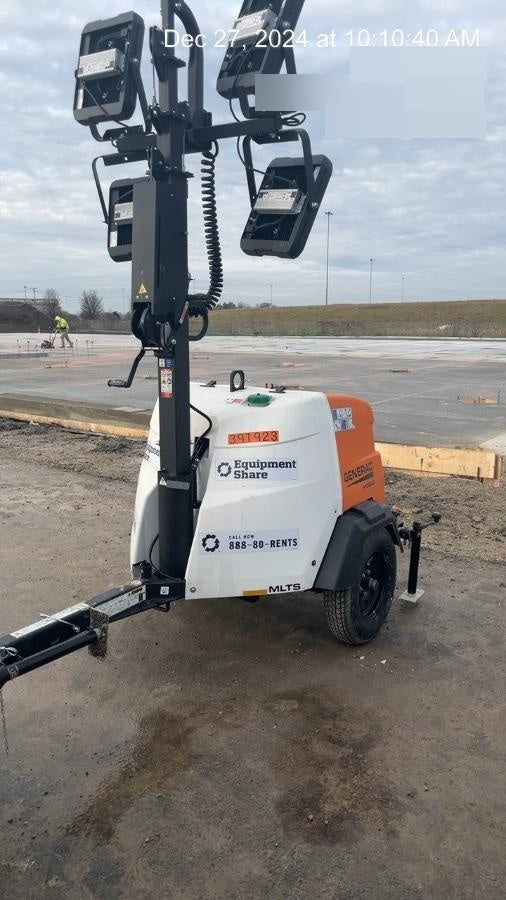 2024 Generac MLT2 Diesel, Flex Switch 120V Input, Powerzone Controller, 
(4) 320W LED Lights, 4kW Generator, 39.9 Gal Fuel Tank, 2" Ball, T3