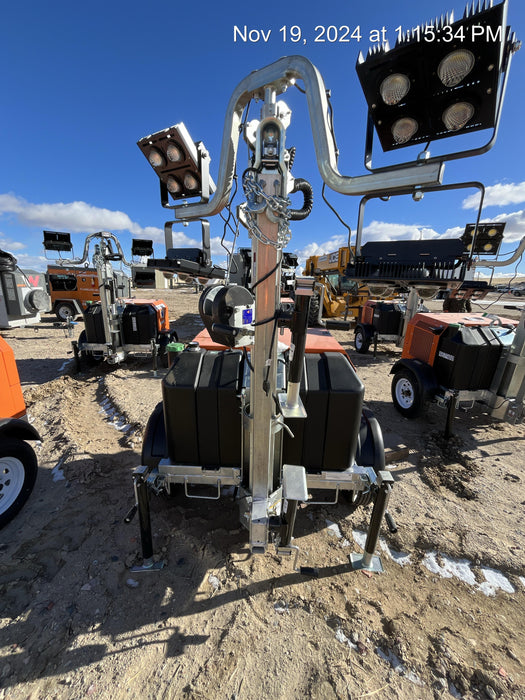 2024 Wanco WLTT-4MM4K Diesel, Deep Sea Controller, Shore Power Plug, Auto Start, (4) 350W LED Floodlights, 4kW Generator, 60 Gal Fuel Tank, 2" Ball, T3