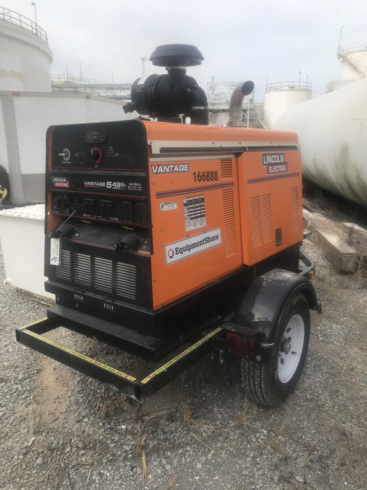 2021 Lincoln Electric Vantage 549X Ready Pak 3, ORANGE (includes trailer, cable rack, fender light kit)