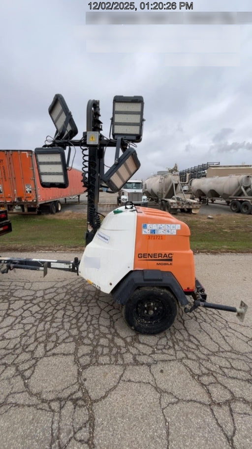 2023 Generac MLT2 Diesel, Flex Switch 120V Input, Powerzone Controller, 
(4) 320W LED Lights, 4kW Generator, 39.9 Gal Fuel Tank, 2" Ball, T3