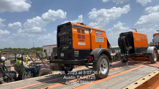 2022 Lincoln Electric LE400 Kubota V1505, Trlr, Cable Rack, Light Kit, ES Decals, T3