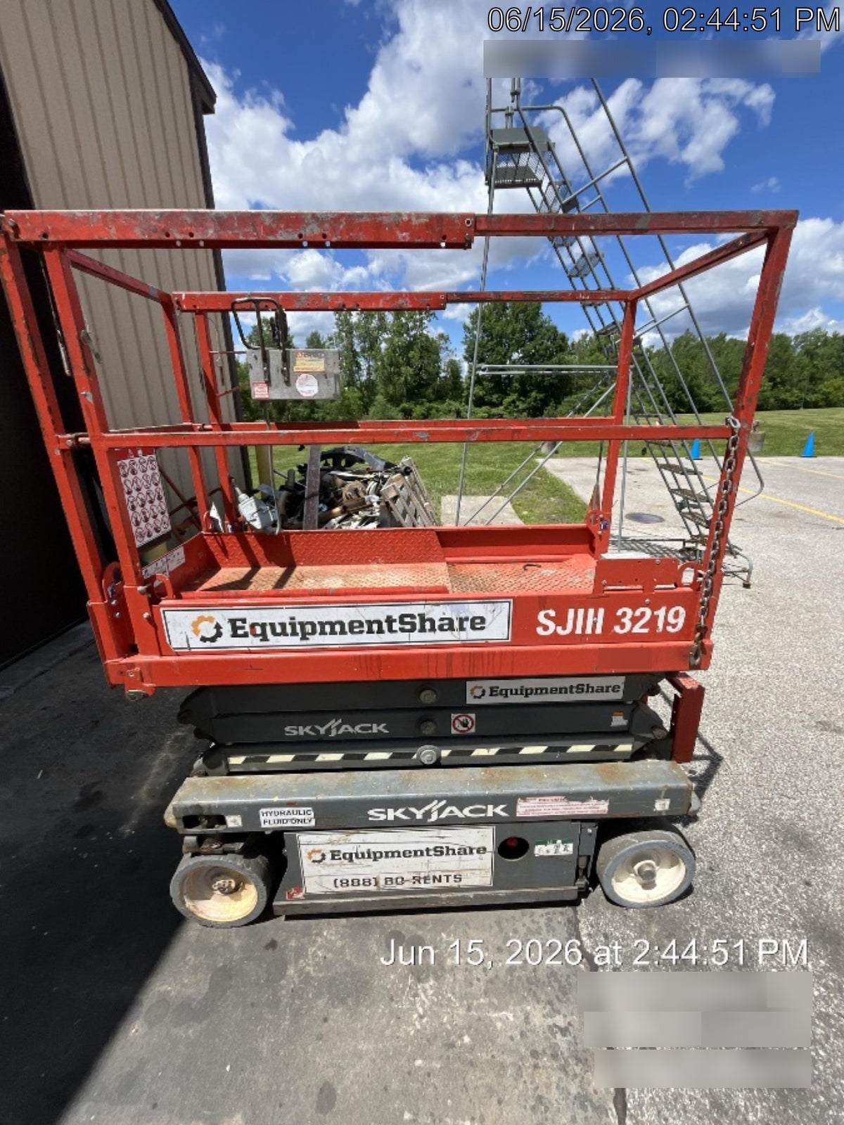 2019 Skyjack SJIII-3219 Standard Options, Trojan Batteries