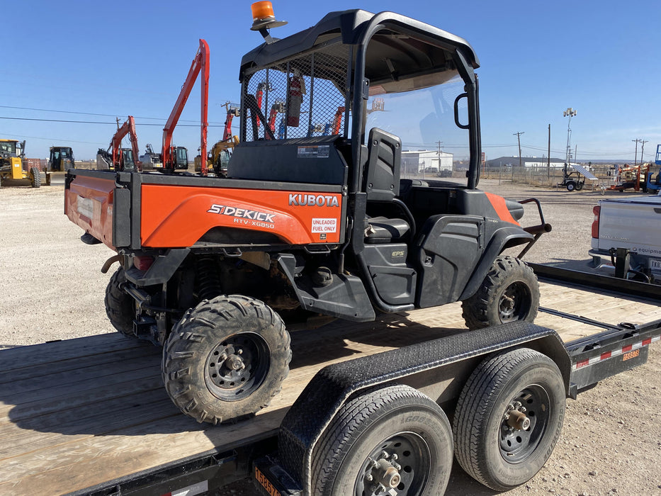 2019 Kubota RTV-XG850WL-H 4wd Utility Cart, Gas, 2 Seat, LED Strobe, Windshield Tempered Glass, Plastic Canopy, Wire Harness Kit, Backup Alarm