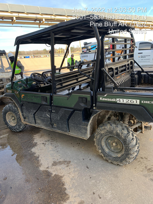 2019 Kawasaki Mule PRO-DXT Standard Options, Backup Alarm, Beacon, Plastic Hard Top, Poly Windshield, Horn Kit