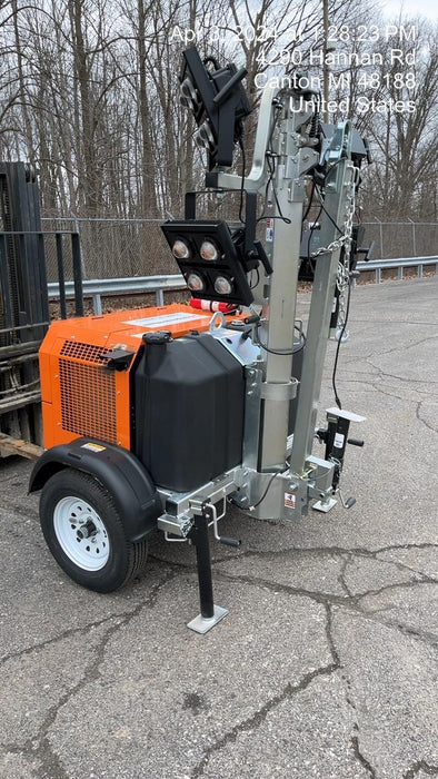 2024 Wanco WLTT-4MM4K Diesel, Deep Sea Controller, Shore Power Plug, Auto Start, (4) 350W LED Floodlights, 4kW Generator, 60 Gal Fuel Tank, 2" Ball, T3