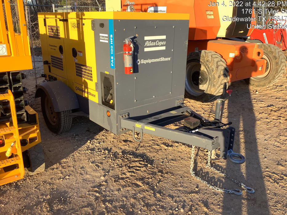 2021 ATLAS COPCO PAS 100 HF CS Enclosed