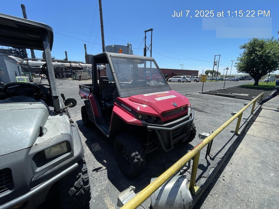 2021 Yanmar YU1000 Canopy, Steel Wheel, Poly WindShield, Beacon, Backup Alarm