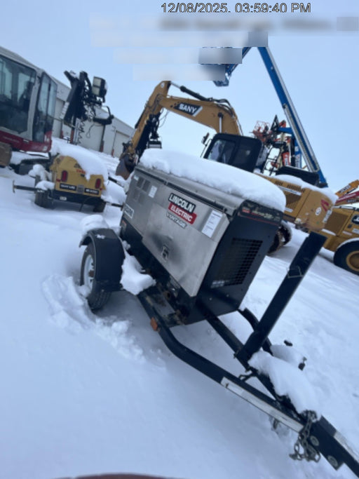 2019 Lincoln Electric Vantage 322 Welder Ready-Pak 3, Two wheel trailer, Fender and Light kit, Cable Rack