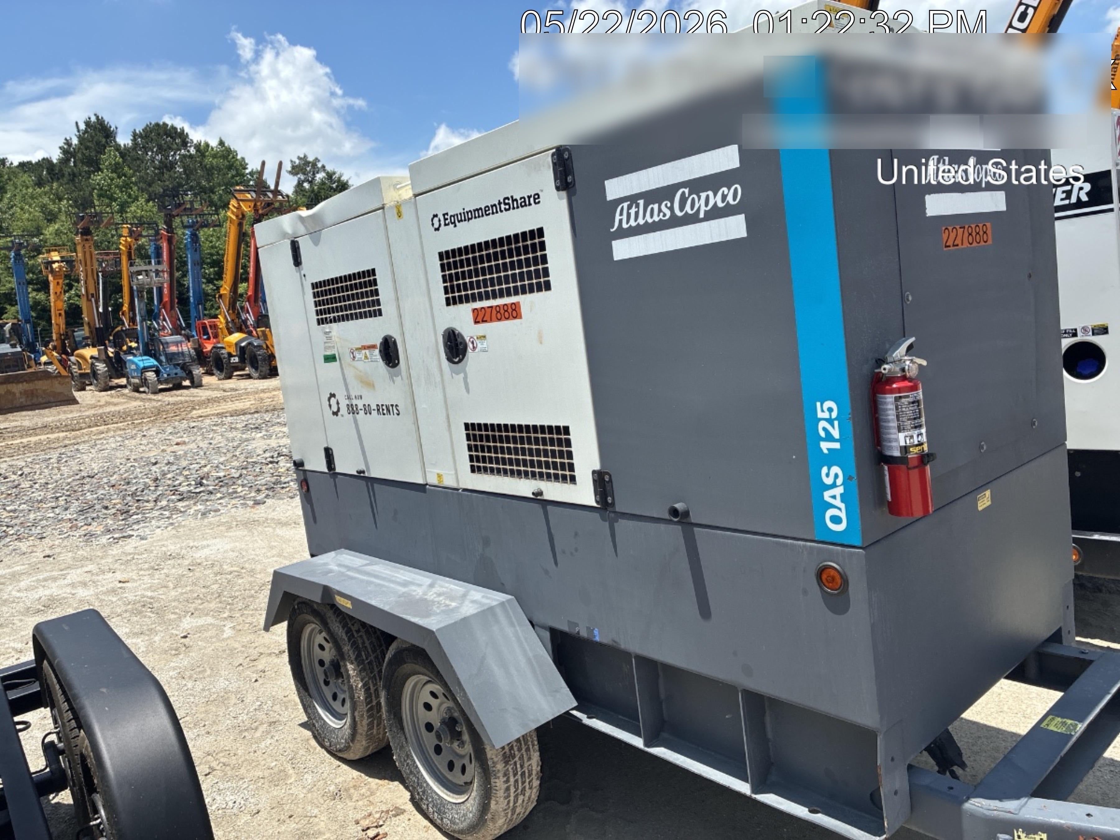 2022 ATLAS COPCO QAS 125