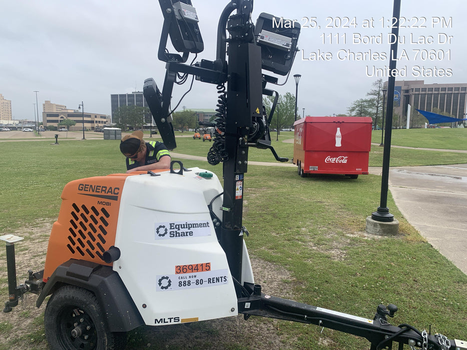 2023 Generac MLT2 Diesel, Flex Switch 120V Input, Powerzone Controller, 
(4) 320W LED Lights, 4kW Generator, 39.9 Gal Fuel Tank, 2" Ball, T3