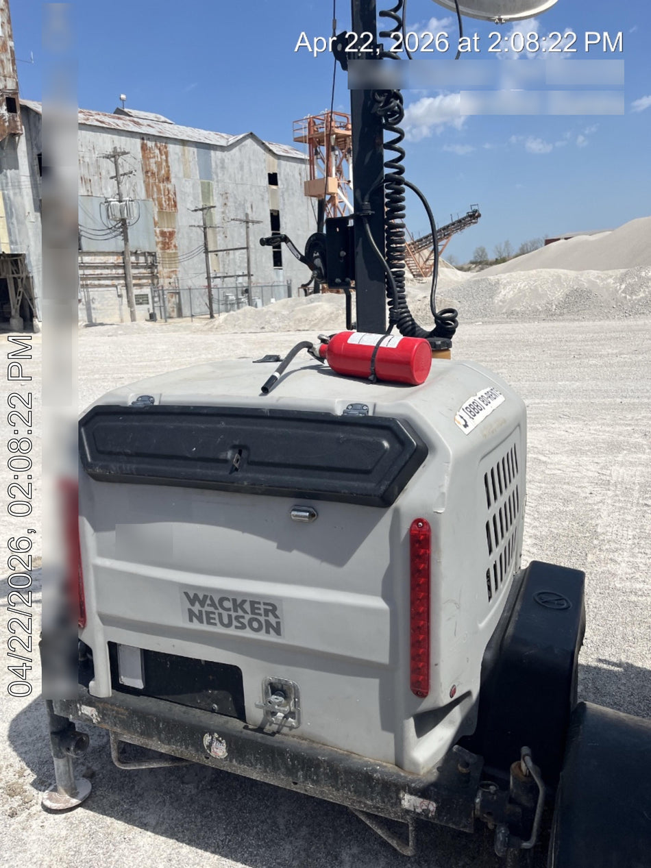 2018 Wacker Neuson LTV6L-MH Wacker Neuson LTV6L Mobile Light Tower w/Fuel Level Sensor Installed