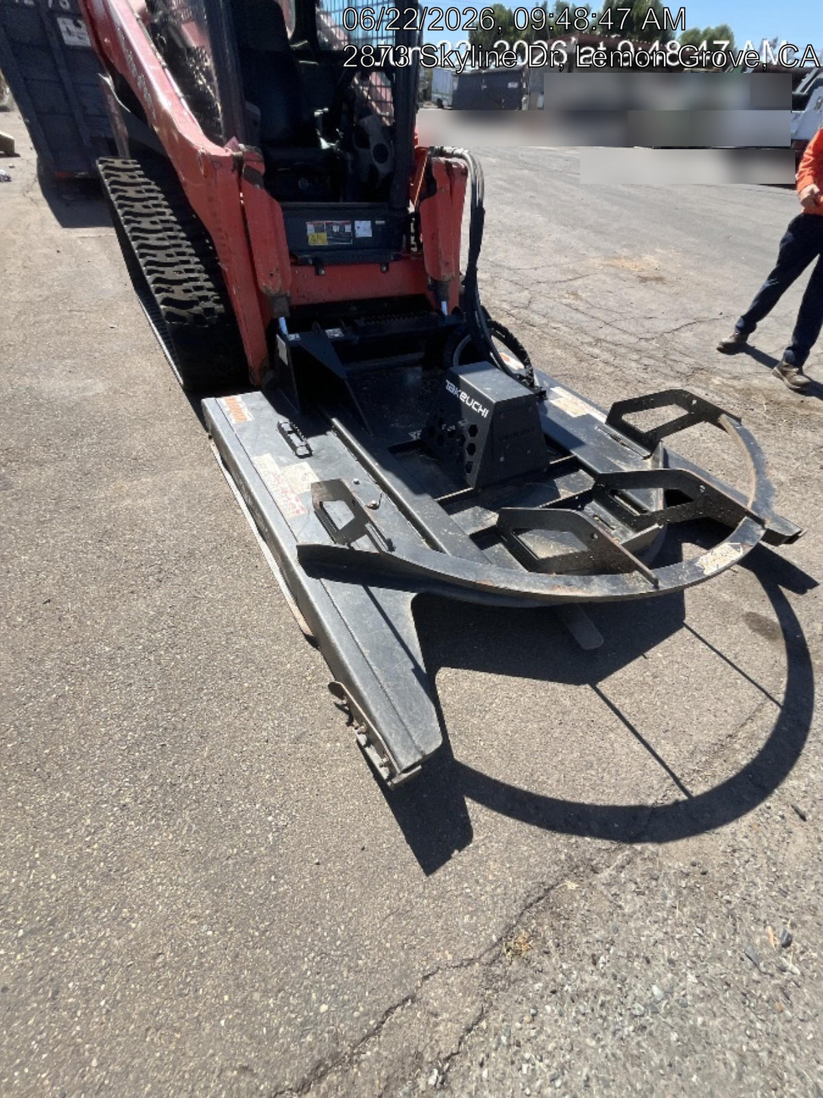 2022 TAKEUCHI 72" Brush Cutter - Takeuchi