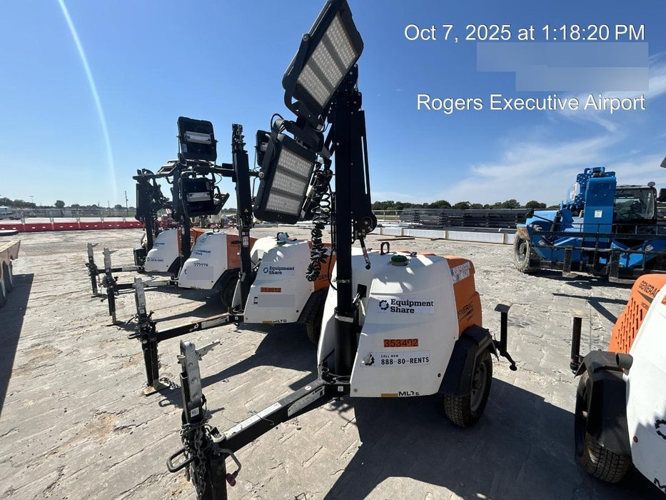 2023 Generac MLT2 Diesel, Flex Switch 120V Input, Powerzone Controller, (4) 320W LED Lights, 4kW Generator, 39.9 Gal Fuel Tank, 2" Ball, T3