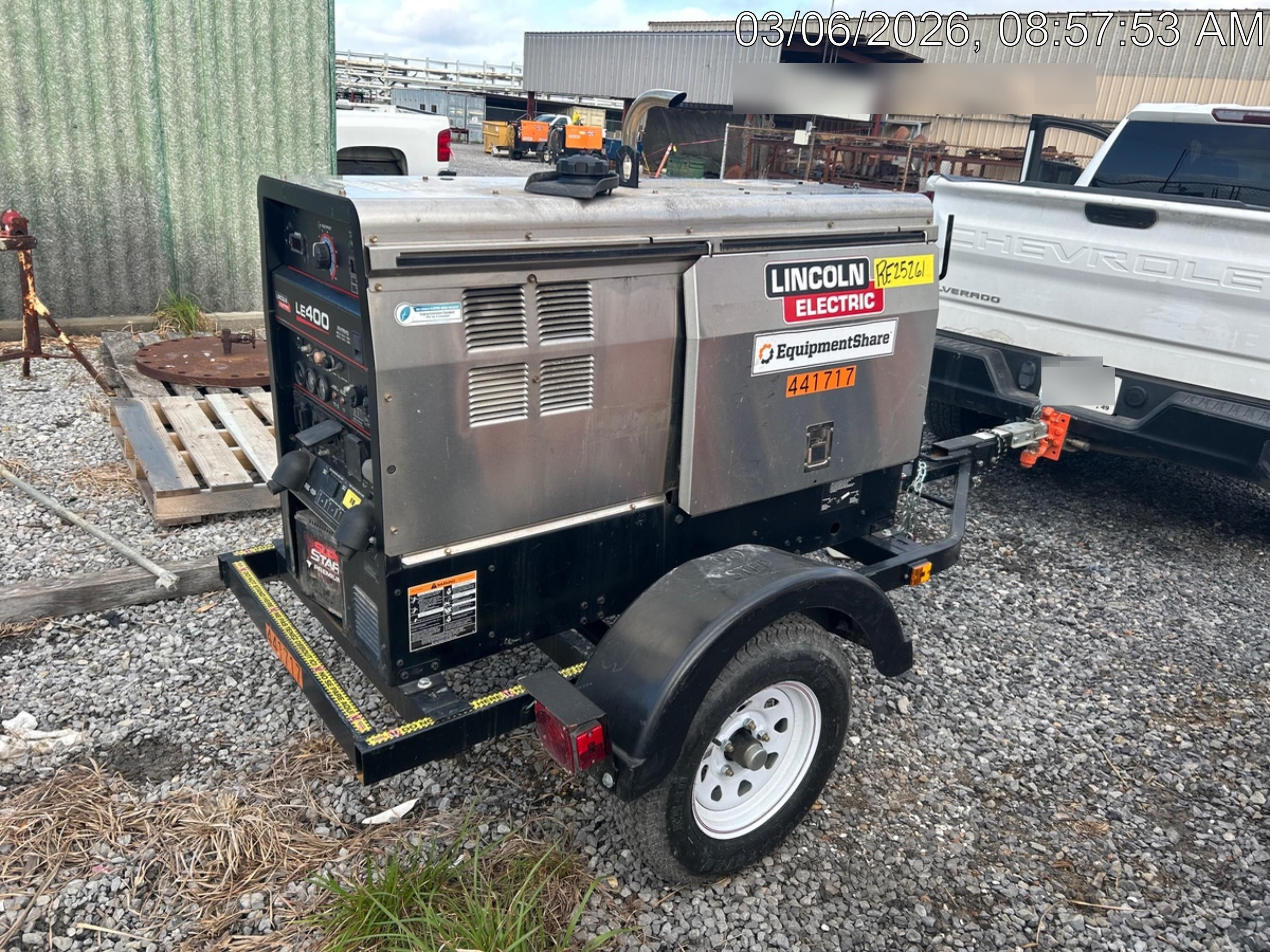 2024 Lincoln Electric LE400 Kubota V1505, Trlr, Cable Rack, Light Kit, ES Decals, T3