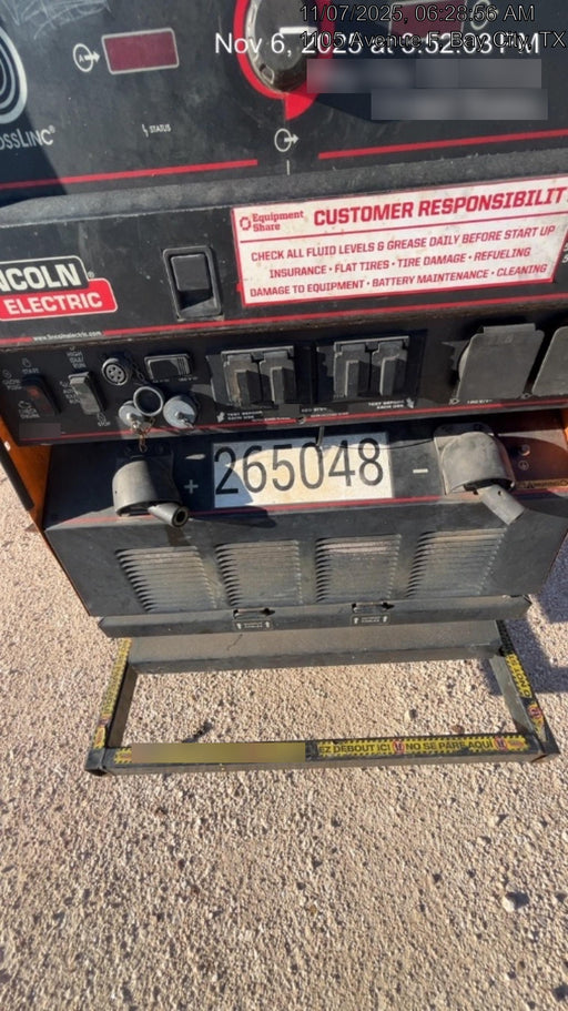 2022 Lincoln Electric Vantage 549X Crosslink Technology, Trailer Mounted, ES Decals, T3