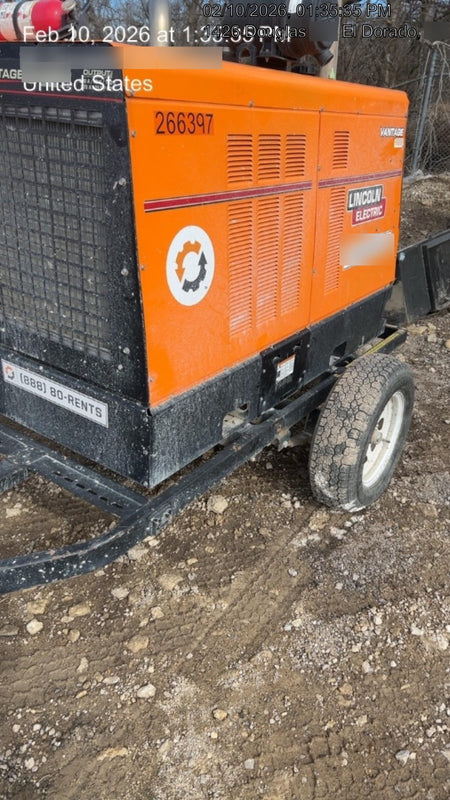 2022 Lincoln Electric Vantage 549X Crosslink Technology, Trailer Mounted, ES Decals, T3