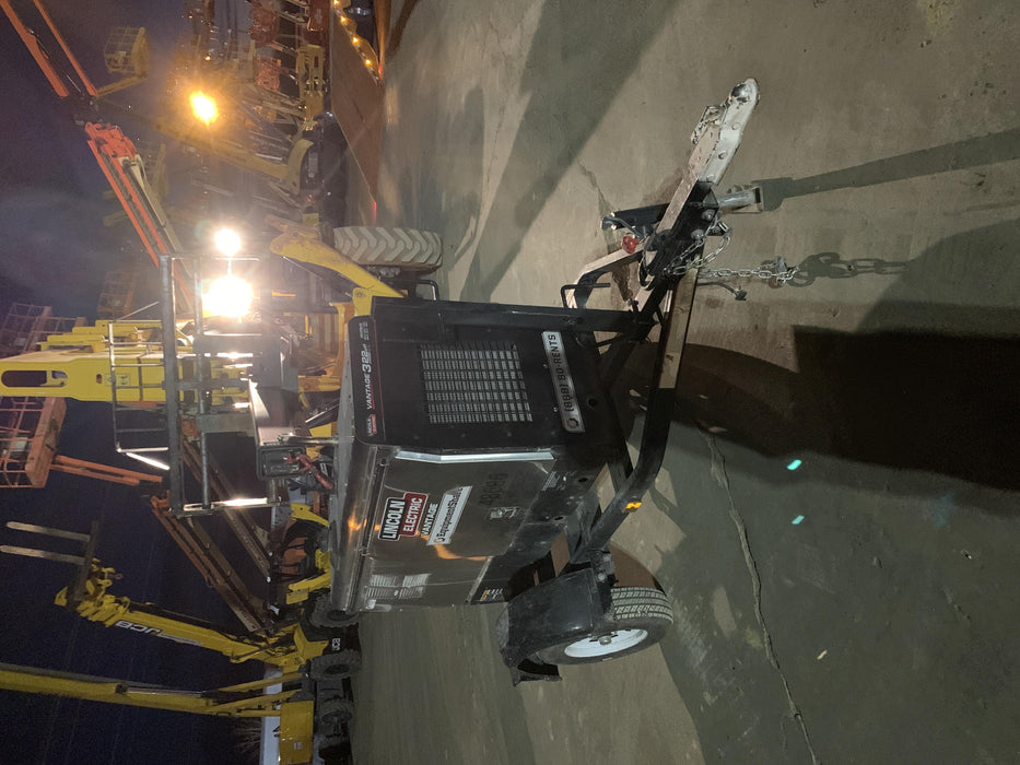 2019 Lincoln Electric Vantage 322 Ready-Pak 3, Two Wheel Trailer, Fender and Light Kit, Cable Rack