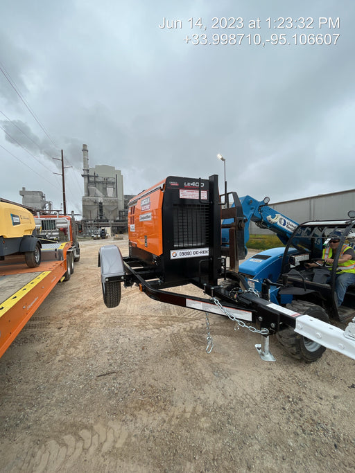 2023 Lincoln Electric LE400 Kubota V1505, Trlr, Cable Rack, Light Kit, ES Decals, T3