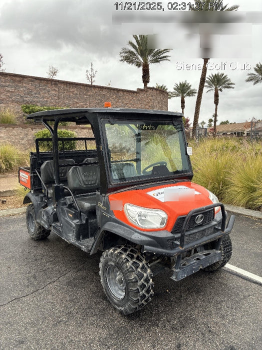 2019 Kubota RTV-X1140W-H 4wd Utility Cart, LED Strobe, Windshield Tempered Glass, Plastic Canopy, Wire Harness Kit, Backup Alarm