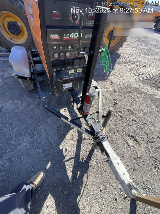 2022 Lincoln Electric LE400 Kubota V1505, Trlr, Cable Rack, Light Kit, ES Decals, T3