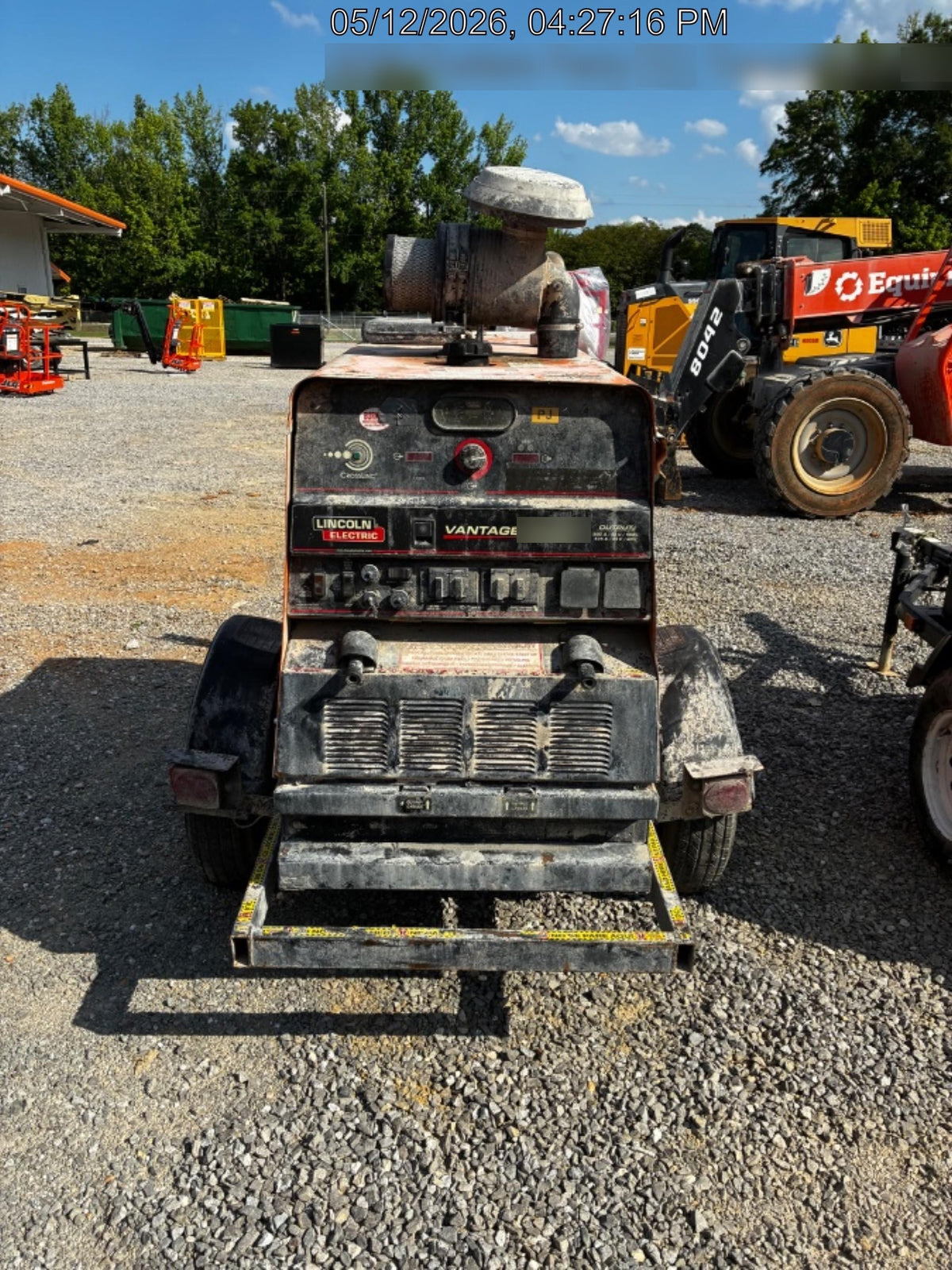 2021 Lincoln Electric Vantage 549X Ready Pak 3, ORANGE (includes trailer, cable rack, fender light kit)