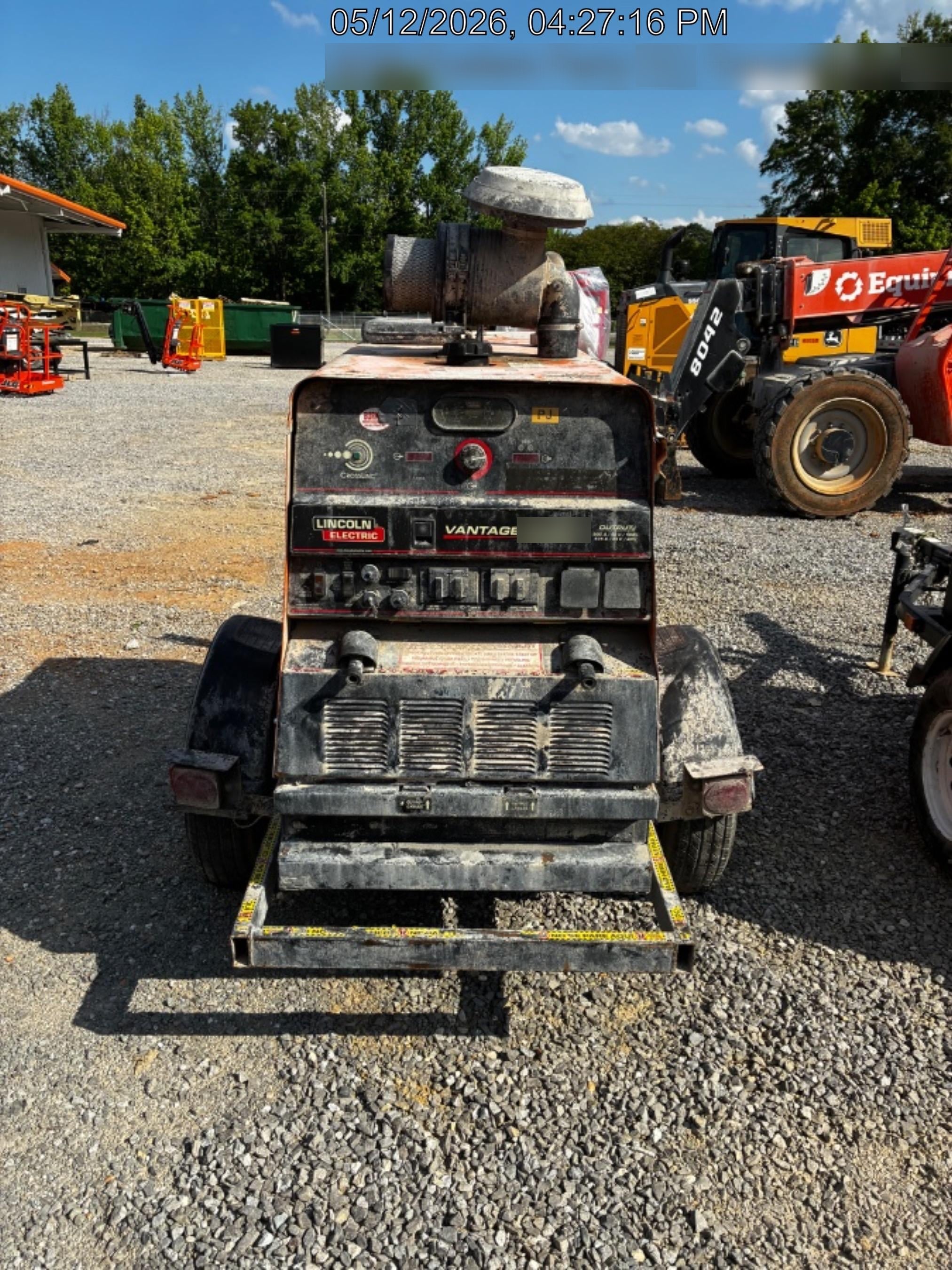 2021 Lincoln Electric Vantage 549X Ready Pak 3, ORANGE (includes trailer, cable rack, fender light kit)